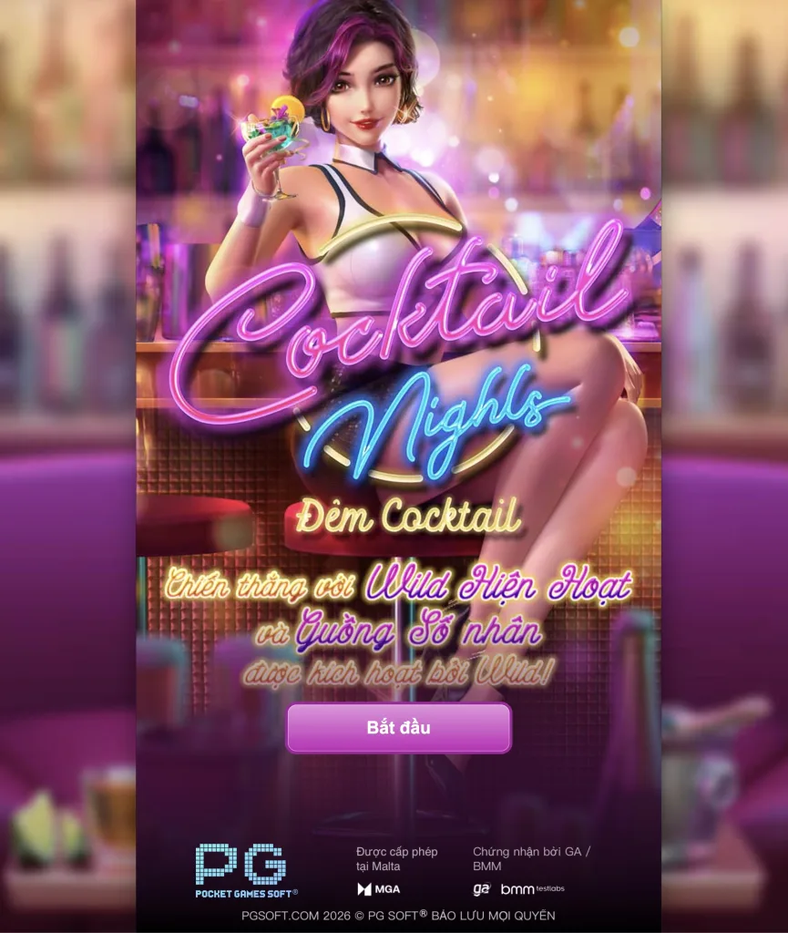 Kỹ thuật chơi Cocktail Nights (PG Soft) tại LC79 cập nhật 2026