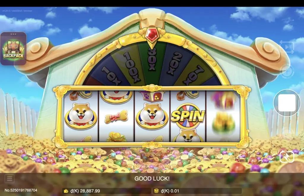 Ảnh giao diện chính game Go Lai Fu (slot JDB) chơi tại LC79