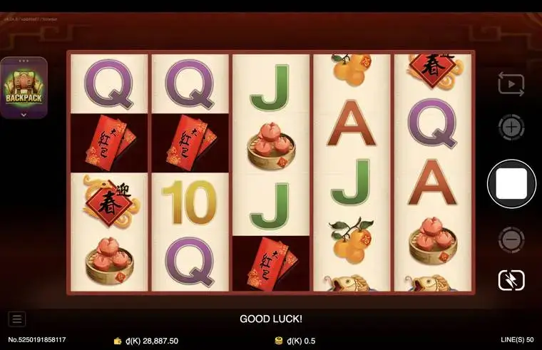 Ảnh giao diện chính game New Year (slot JDB) chơi tại LC79