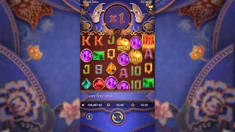 Ảnh giao diện chính game Garuda Gems (slot PG) chơi tại LC79